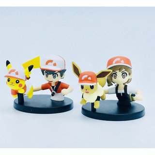 Limited Edition Pokémon Let’s Go Pikachu &amp; Eevee Nintendo Switch Mini Figure Set 2019 JAPAN