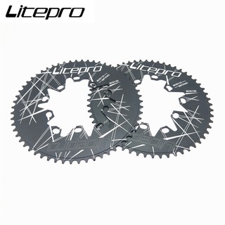 Litepro BMX อุปกรณ์เสริมรถจักรยาน BCD 110/130 มม. แบบพับได้ 54/56/58T