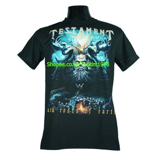 เสื้อวง Testament เสื้อวงดนตรีร็อค เดธเมทัล เสื้อวินเทจ เทสตาเมนท์ TTT1556