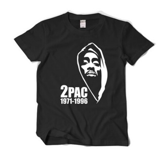 [S-5XL] ใหม่ เสื้อยืดแขนสั้น คอกลม ผ้าฝ้าย 100% พิมพ์ลาย Tupac Shakur 2Pac สไตล์ฮิปฮอป แฟชั่นฤดูร้อน สําหรับผู้ชาย และผู