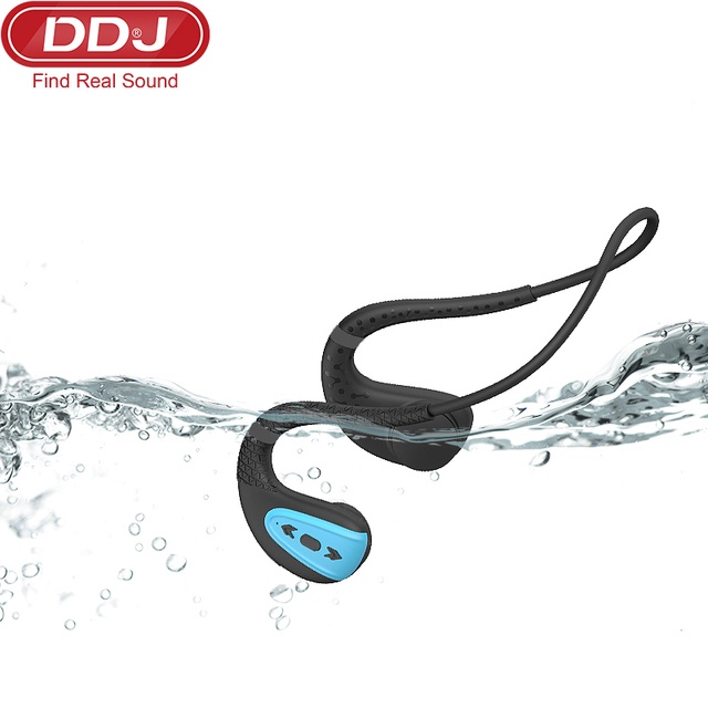 ddj Q1 Bone Conduction Headphone Builtin Memory 8G IPX8 Waterproof MP3