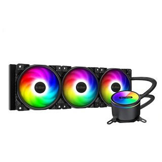 PC Cooler GI-CX360 ARGB CPU Liquid Cooler ชุดน้ำปิด 3 ตอน (ระบบระบายความร้อนด้วยน้ำ) - (Black)