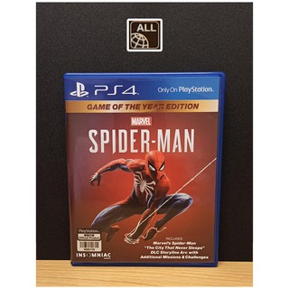 PS4 Games : SPIDER MAN GAME OF THE YEAR EDITION โซน3 มือ2