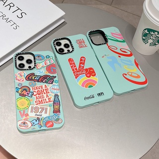 Casetify เคสโทรศัพท์มือถือ แบบนิ่ม ลาย Coca-Cola สําหรับ Iphone 13Pro 12Pro XS 11 12Promax 13Promax 11 12 13