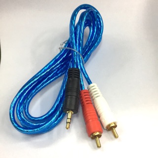 สาย1ออก2 สายAV 3.5mm to 2RCA 1.5เมตร