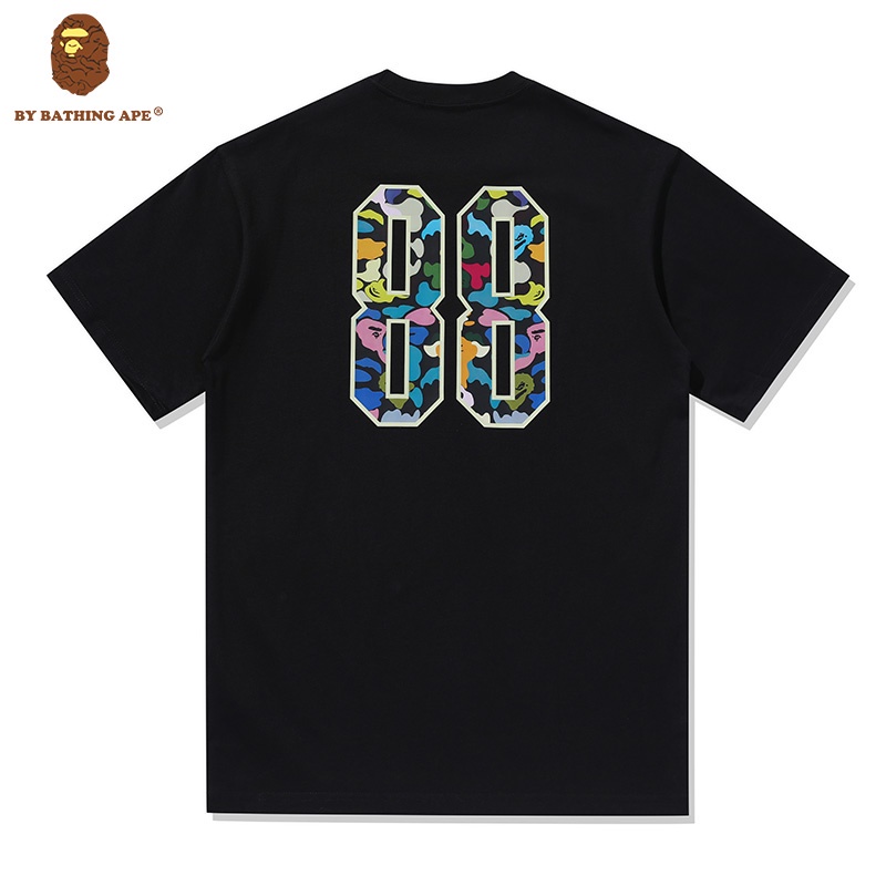 bape-rocky-เสื้อยืดแขนสั้น-พิมพ์ลาย-badger-five-points-สไตล์ฮิปฮอป-แฟชั่นฤดูร้อน-สําหรับผู้ชาย-และคู่รักยืด-สบาย-รัก