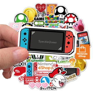 ภาพหน้าปกสินค้าSet Sticker Nintendo 50 ชิ้น สติกเกอร์นินเทนโด้ สำหรับติดเครื่อง Nintendo Switch เคสมือถือ notebook กระเป๋าเดินทาง ที่เกี่ยวข้อง