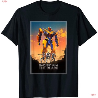 【hot sale】New Pacific Rim The Black - Poster T-Shirt เสื้อยืด ดพิมพ์ลาย ดผ้าเด้ง คอกลม cotton แฟชั่น sale Unisex