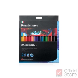 ภาพหน้าปกสินค้าRenaissance สีไม้ สีไม้ระบายน้ำ 24 สี จำนวน 1 กล่อง ที่เกี่ยวข้อง