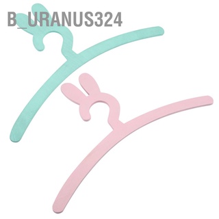 B_Uranus324 ไม้แขวนเสื้อไม้ รูปกระต่ายน่ารัก สําหรับเด็ก