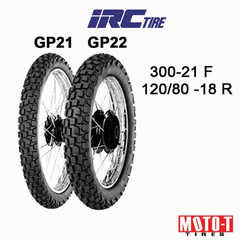 ยางปี22-irc-gp21-gp22-ยางกึ่งวิบาก-ยางมอเตอร์ไซค์สำหรับ-crf-l-klx150-klx250