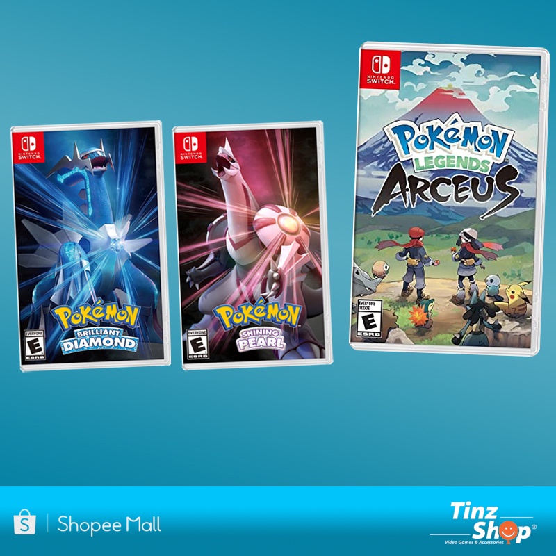 ภาพสินค้าNintendo Switch Pokemon Arceus , Pokemon Diamond , Pokemon Pearl แผ่นเกมโปเกมอน ภาค อาซิอุส , โปเกมอนไดมอนด์ , เพิร์ล จากร้าน tinzshop บน Shopee ภาพที่ 2