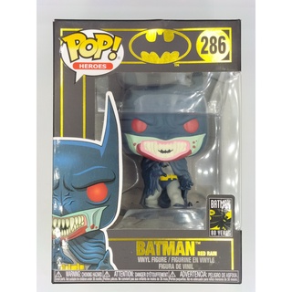 Funko Pop DC Batman 80 Year - Batman Red Rain #286 (กล่องมีตำหนินิดหน่อย)