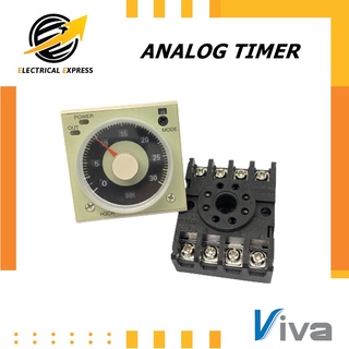 VIVA TIMER รุ่น VT200 รีเลย์ตั้งเวลา หน่วงเวลา ตั้งเวลาได้ 1.2วินาที - 300ชั่วโมง มีโหมดการทำงาน 4 โหมด รับประกัน 1 ปี