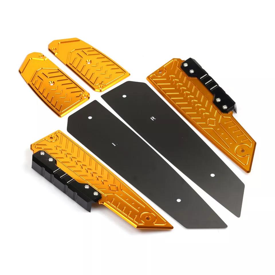Motorcycle Footboard Steps Footrest Foot Pad Pedal Footrests Pads For ...