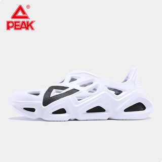 ราคาPeak TAICHI Crocs รองเท้าแตะลําลองสําหรับผู้ชายกันลื่นกันน้ําน้ําหนักเบาสามารถปรับได้ E12005L