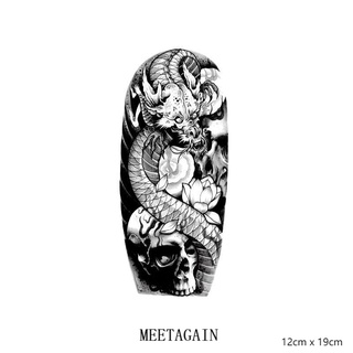 สินค้า 【MEET Magic Tattoo】สติ๊กเกอร์รอยสักชั่วคราวกันน้ํา 12 ซม. X 19 ซม. Xl-026