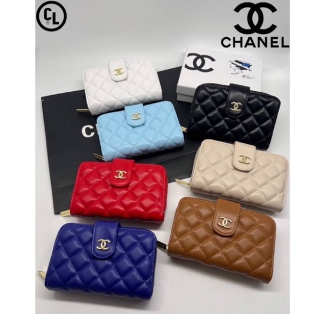 งานเข้าใหม่สวยๆจ้า-กระเป๋าสตางค์-chanel-หนังคาเวียร์