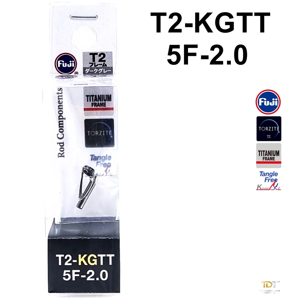 Anneau De Tête De Canne Fuji T-KGTT Taille 6F-1.8 – Torzite, Cadre Titane – Neuf