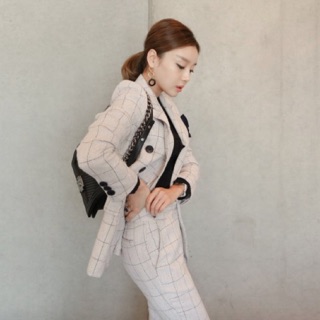 Blazer Set: เซตสูทเสื้อ+กางเกง สไตล์ working women