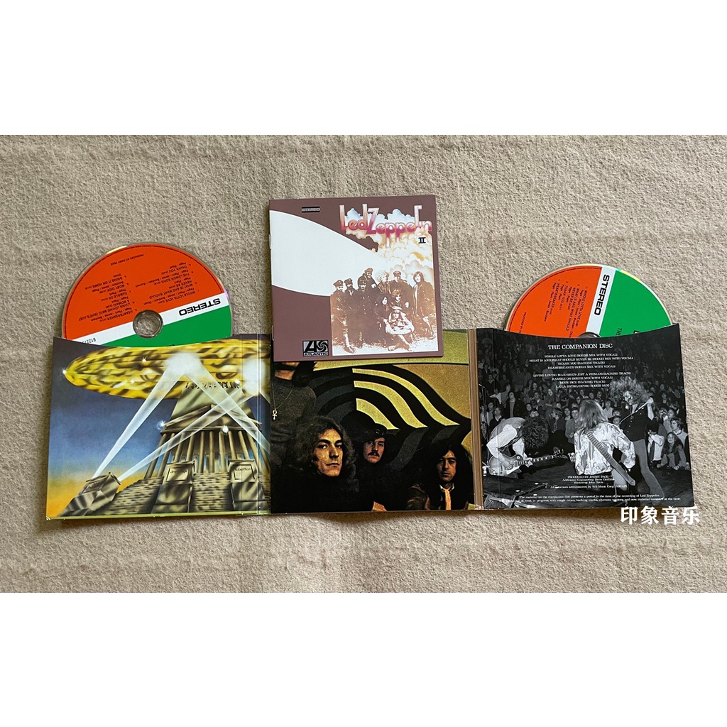 ใหม่-พร้อมส่ง-แผ่น-cd-เพลงอวกาศ-zeppelin-led-zeppelin-ii-2014-2-แผ่น
