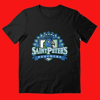 เสื้อยืด ผ้าฝ้าย พิมพ์ลาย Saint Peters Peas สีดํา สําหรับผู้ชายS-5XL