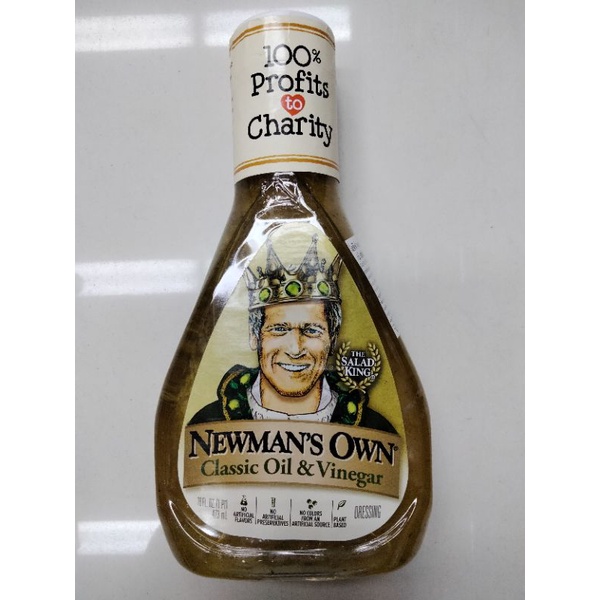 Newman's Own Olive Oil &Vinegar น้ำสลัด นิวแมนส์ โอว์น 473 Ml Shopee