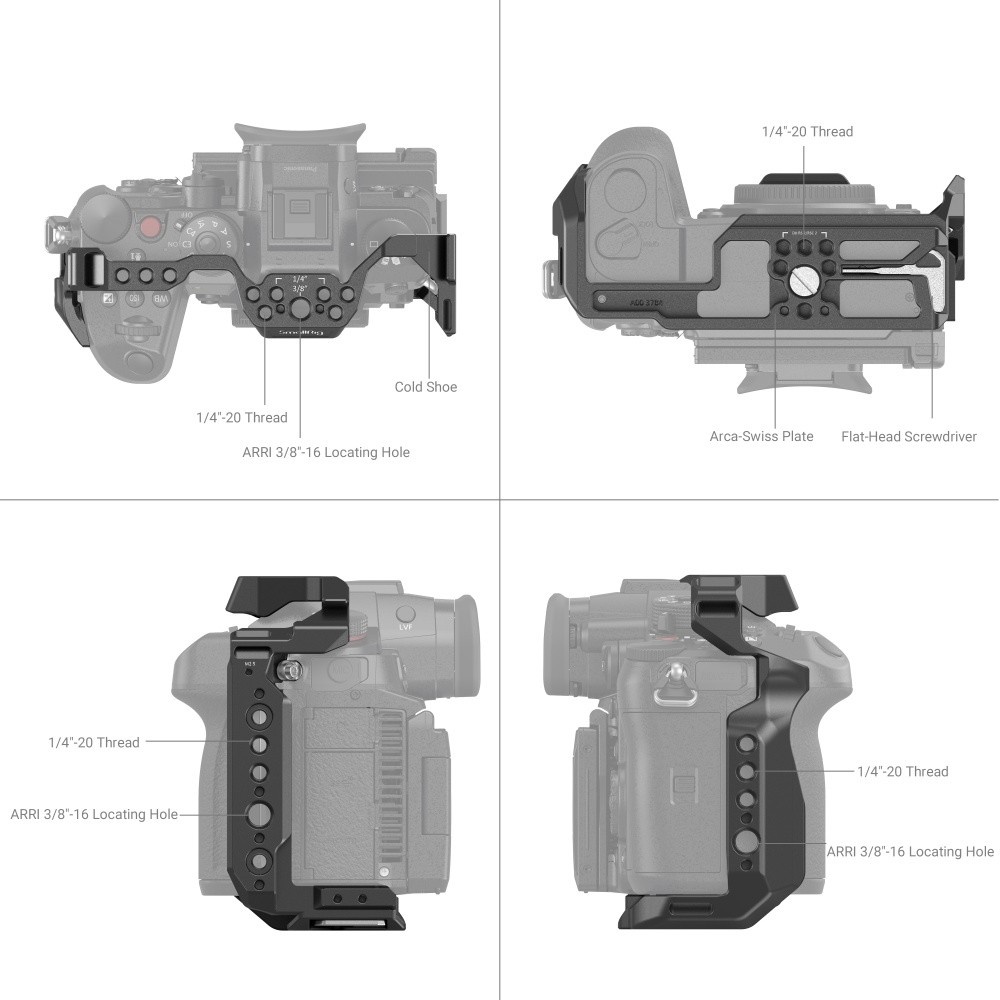 smallrig-3784-cage-for-panasonic-lumix-gh6-ประกันศูนย์-1ปี