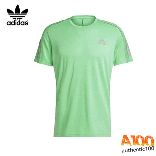 ADIDAS เสื้อวิ่ง Men OWN THE RUN COOLER TEE สี Acid Mint Mel