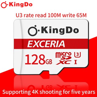 ภาพขนาดย่อของภาพหน้าปกสินค้าSD cardl128G 64G Class 10 TF Card Mobile Phone Memery Card Micro SD Card 20M/S Writing TF Card Adpter จากร้าน kingdo888 บน Shopee