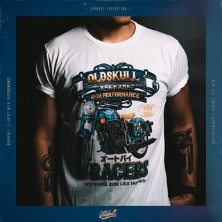 เสื้อยืดผู้ชาย OLDSKULL EXPRESS  : BIKE NATURE S-5XL