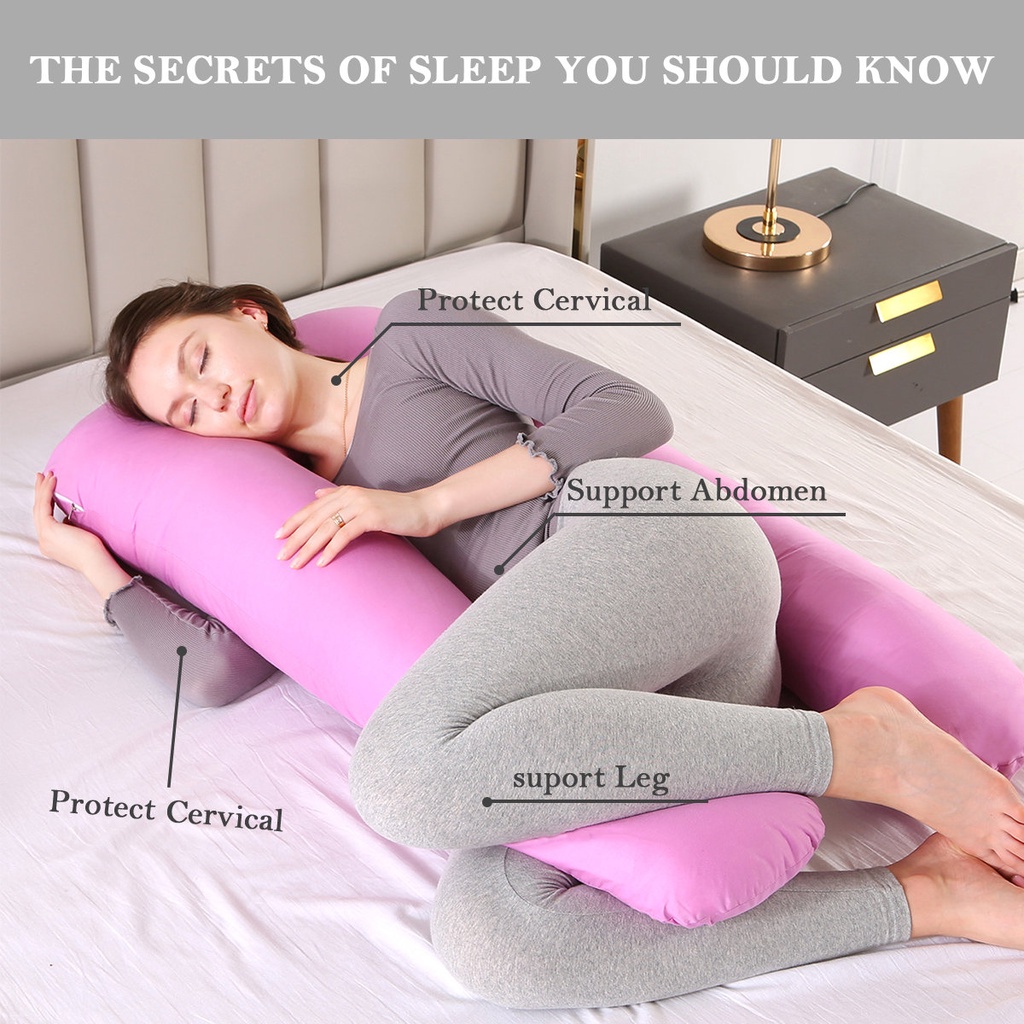 บลูไดมอนด์-sleeping-support-pillow-for-pregnant-women-body-cotton-pillowcase-u-shape-maternity-pregnancy-pillows-side-s