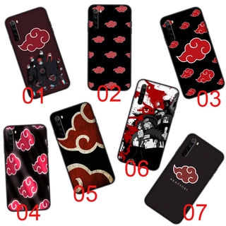 Naruto Akatsuki Design เคสซอฟท์สีดำ Xiaomi Redmi Note 9 9S 8 Pro Max Cover