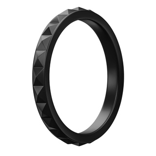 แหวนซิลิโคน กว้าง 3 มม. ใช้แล้วไม่แพ้ Crossfit แหวนนิ้วยาง แบบยืดหยุ่น สําหรับผู้หญิง (1 ชิ้น)