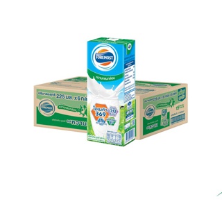 ภาพขนาดย่อของภาพหน้าปกสินค้าโฟร์โมสต์ รสหวาน 225มล (36กล่อง/ลัง) Foremost Sweetened Milk 225ml (นมกล่องUHT) จากร้าน foremost_official_shop บน Shopee