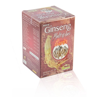 Boone ginseng multiplus 45 Tabs จินเส็ง มัลติพลัส ถั่งเช่า 45 เม็ด ปรับสมดุลหยินหยาง ช่วยบำรุงปอด