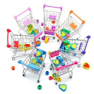 พร๊อพถ่ายรูป Mini Shopping Cart รถเข็นจิ๋ว รถเข็นช้อปปิ้งจิ๋ว