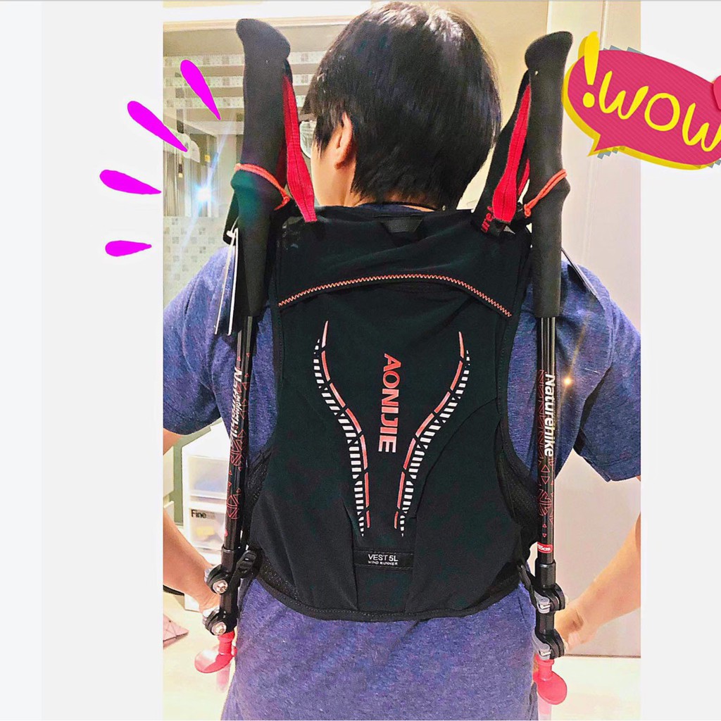 เป้-aonijie-5l-รุ่น-v11-พร้อมส่ง-cycling-hiking-marathon-trail-running-race-backpack-ราคา-1-290-บาท