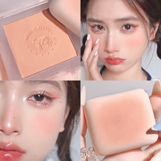 Milk Galaxy Soft Mist บลัชออนพาเลท เนื้อแมตต์ ไข่มุก โมโนโครม สําหรับเด็กผู้หญิง เครื่องสําอางบนใบหน้า ปัดแก้ม แต่งหน้า