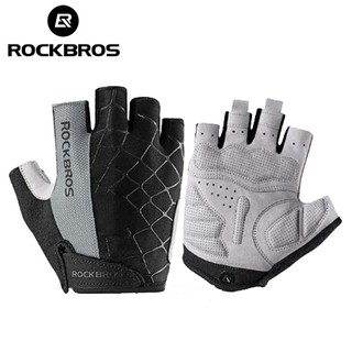 สินค้า ROCKBROS Half Finger Gloves Shockproof Breathable MTB