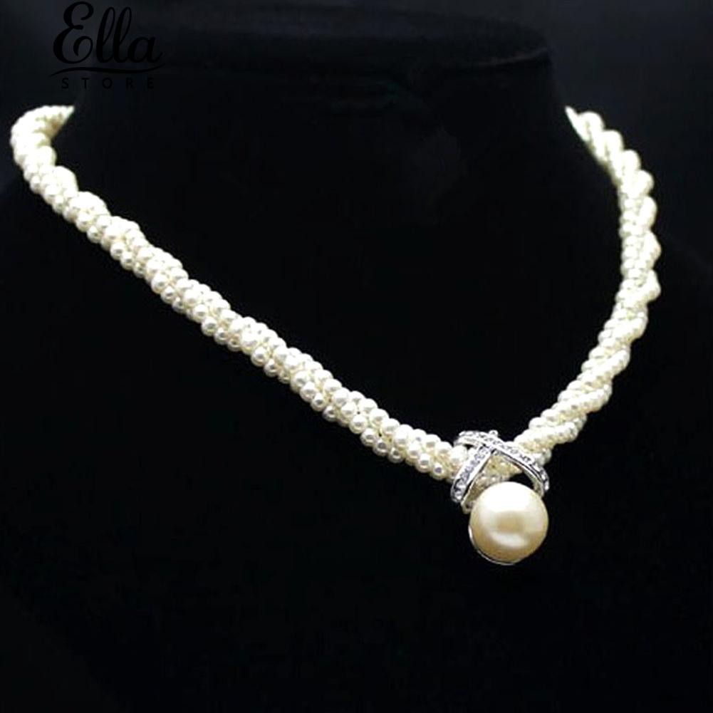 สร้อยข้อมือสตรีเครื่องประดับไข่มุกแท้-big-faux-pearl