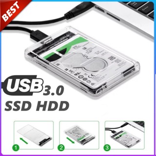 ภาพขนาดย่อของภาพหน้าปกสินค้ากล่องใส่ HDD แบบใส Harddisk SSD 2.5 inch USB3.0 แรง Hard Drive Enclosure 2139U3 (ไม่รวม HDD) จากร้าน a3118949 บน Shopee