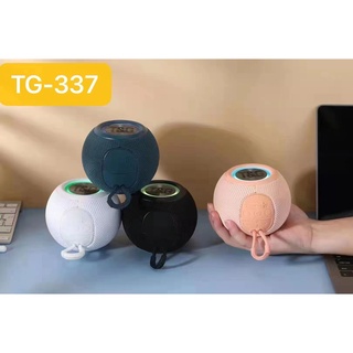 ลำโพงบลูทูธรุ่น TG-337 ขนาดพกพา Mini ทรงกลมดีไซส์สวยเก๋ มีไฟLED เบสหนัก