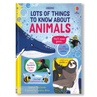 DKTODAY หนังสือ USBORNE LOTS OF THINGS TO KNOW ABOUT ANIMALS Age 6+