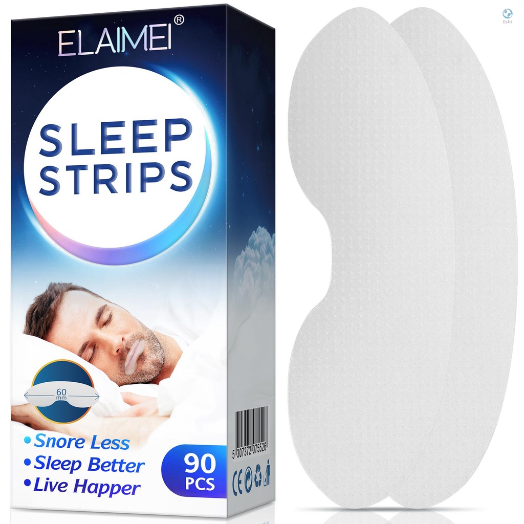 elaimei-เทปป้องกันการนอนกรนแถบใช้แล้วทิ้ง-90-ชิ้น