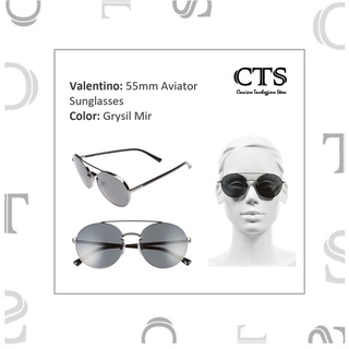 🔥มีของ พร้อมส่ง🔥ของแท้ 💯% จาก 🇺🇸 Valentino:  Aviator Sunglasses