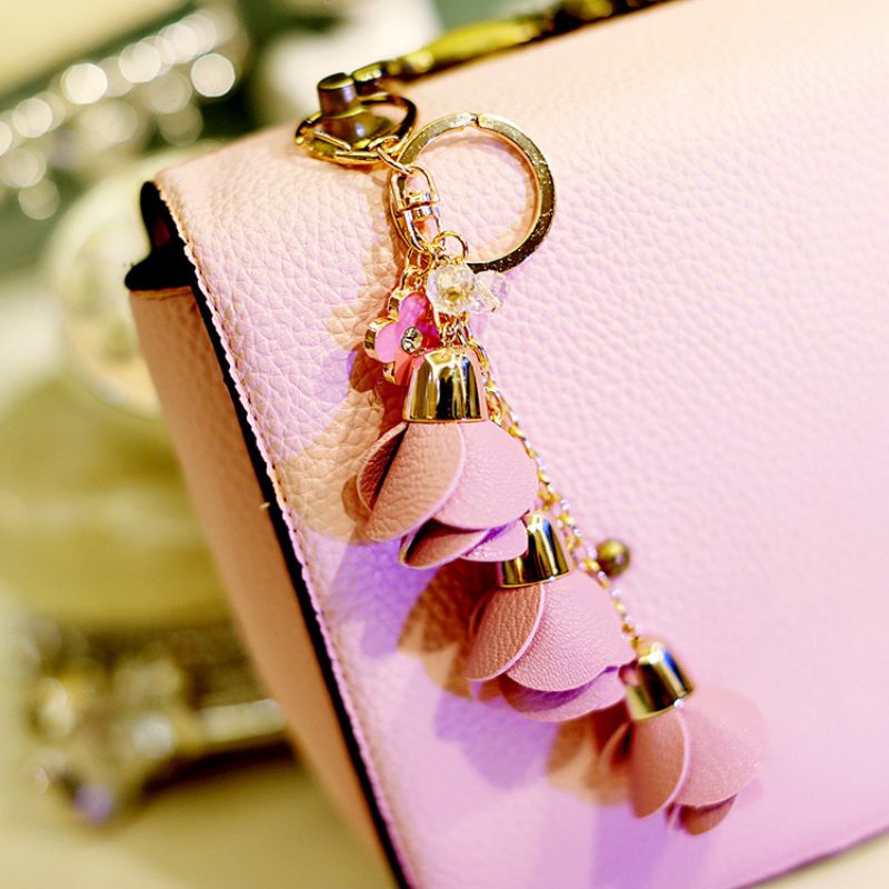 พวงกุญแจดอกไม้-camellia-คาร์มีเลีย-พวงกุญแจแฟชั่น-สินค้าจากจีน-caseiallphone