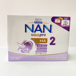 ภาพหน้าปกสินค้าแนน โกลด์โปรเอชเอ สูตร2 Nan 2 Goldpro H.A. 1400g (700กรัม×2กล่อง) โฉมใหม่ ซึ่งคุณอาจชอบสินค้านี้