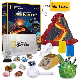 NATIONAL GEOGRAPHIC Earth Science Kit - Over 15 Science Experiments &amp; STEM Activities for Kids