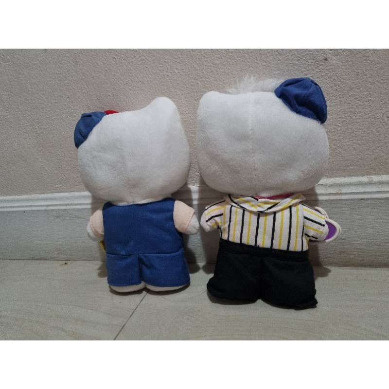 ตุ๊กตาคิตตี้-hello-kitty-amp-dear-daniel-mcdonaldsขายเป็นคู่-คิตตี้คู่รักชุดพนักงานแมค-คิตตี้แมคโดนัลด์คิตตี้มือสอง